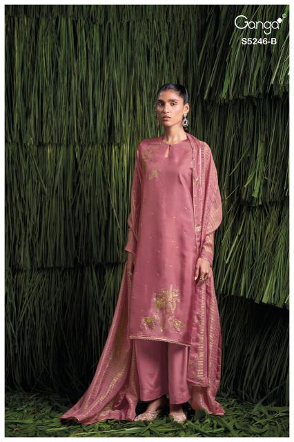 Ganga celinea 5246 dress materials wholesale dealers